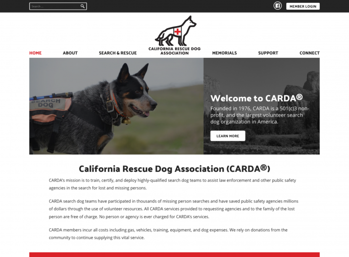 CARDA Home page