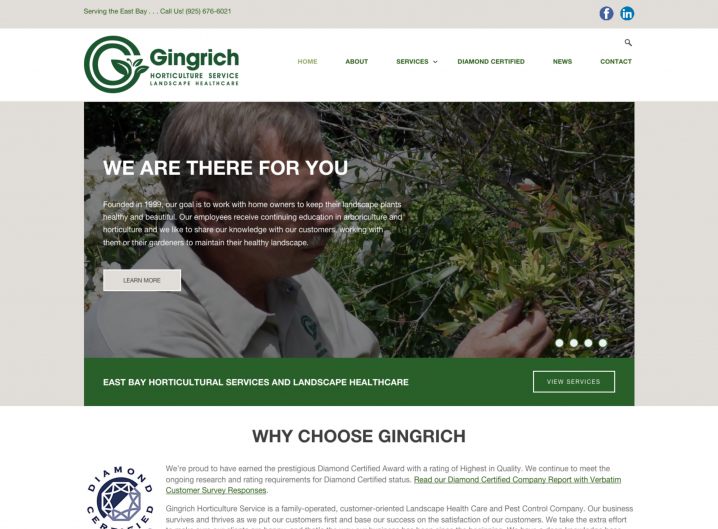 Gingrich Horticulture home page